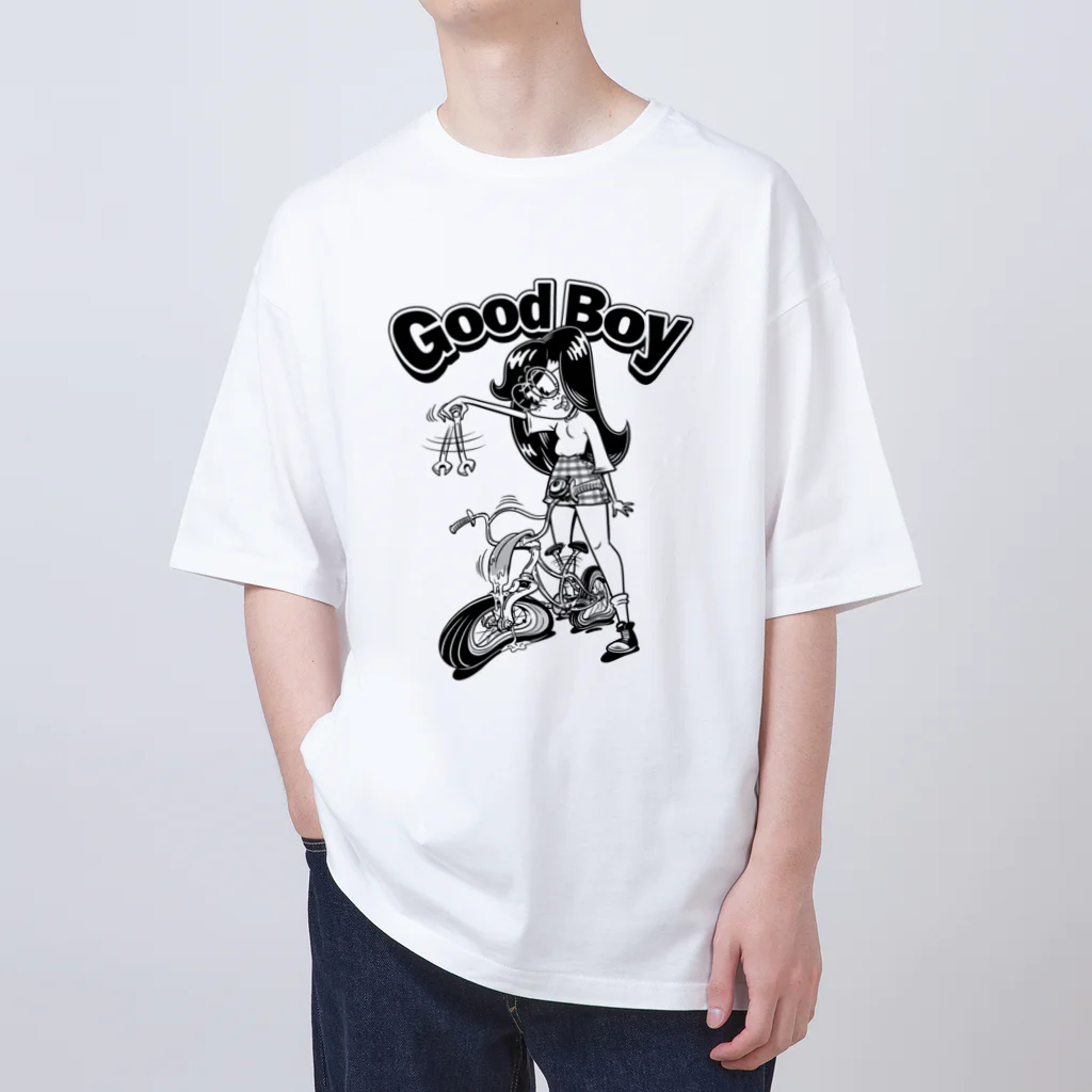 nidan-illustrationの"Good Boy" オーバーサイズTシャツ