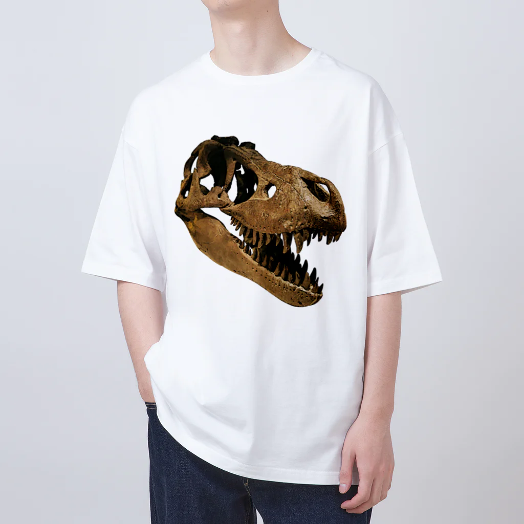 RubbishのT. Rex 頭骨 Oversized T-Shirt