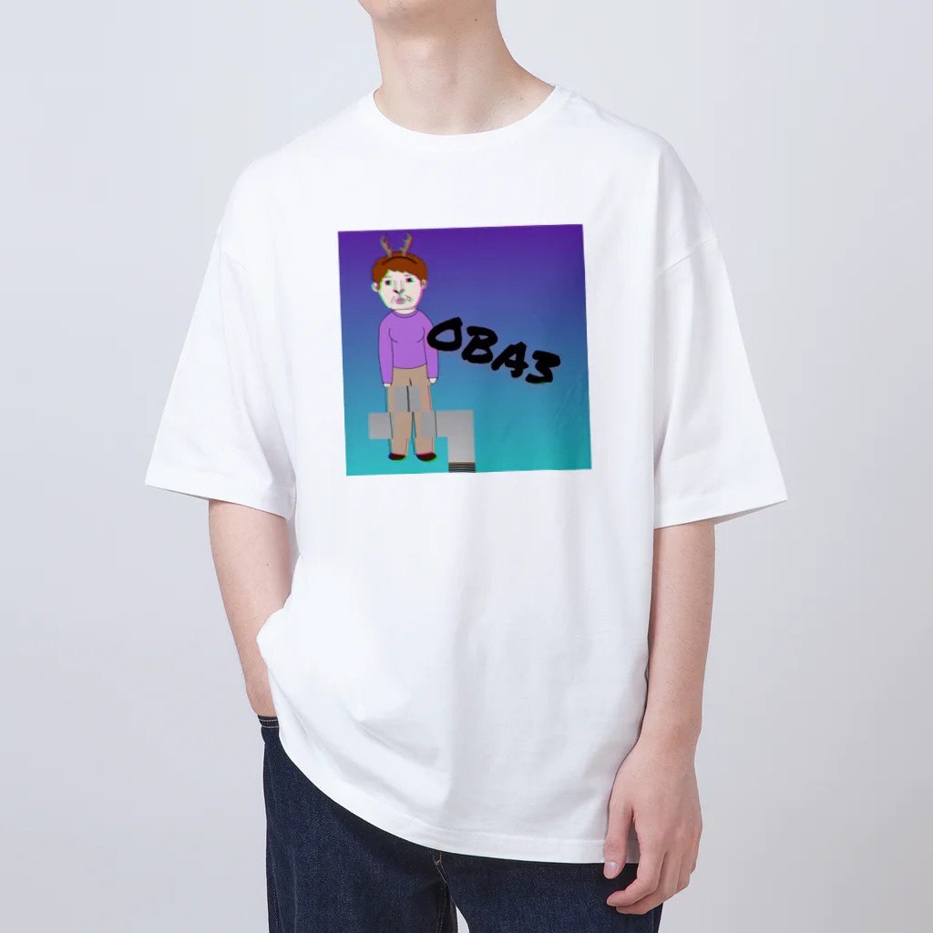 こまとごまの孫のトナカイOBA3(おばさん) Oversized T-Shirt