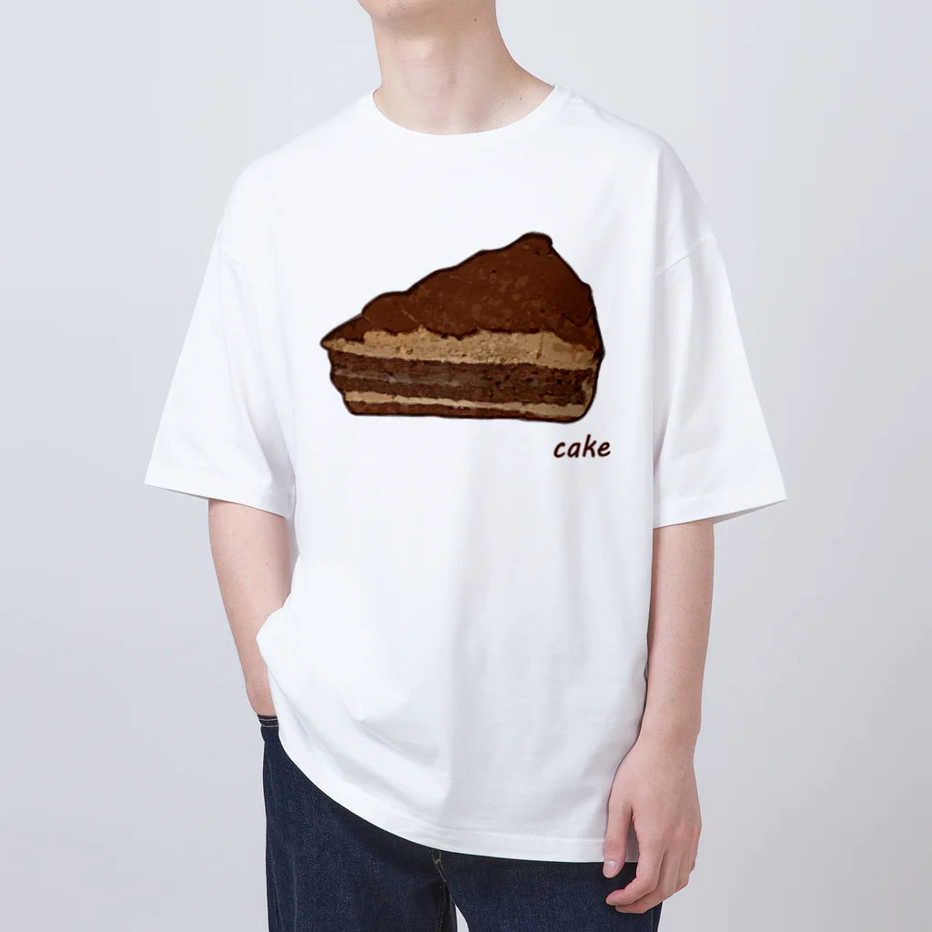 脂身通信Ｚのチョコレートケーキ オーバーサイズTシャツ