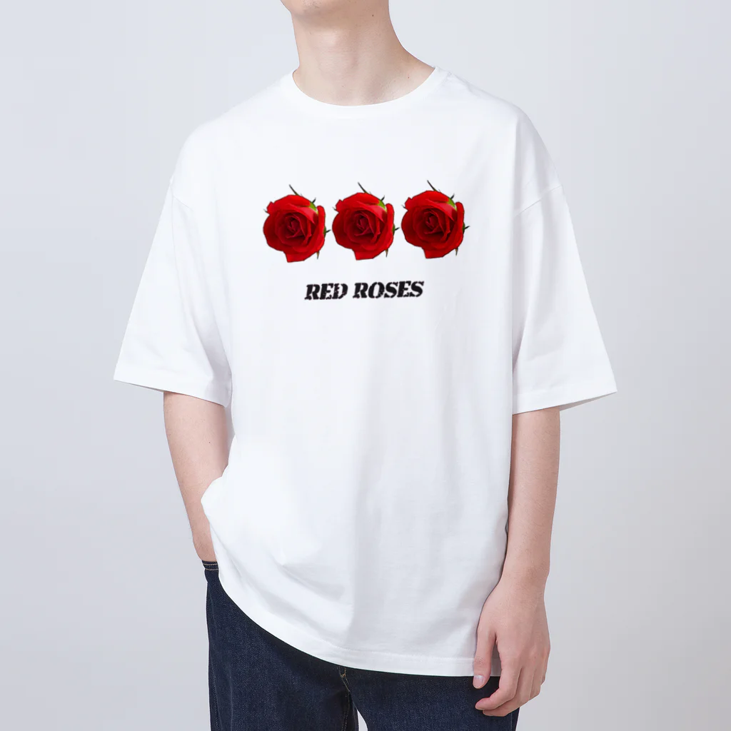 脂身通信Ｚの赤い薔薇_2111 オーバーサイズTシャツ