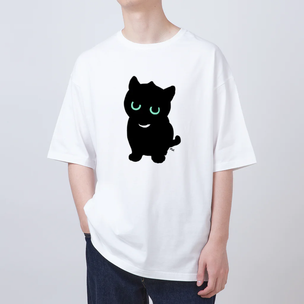 segasworksの黒猫 オーバーサイズTシャツ