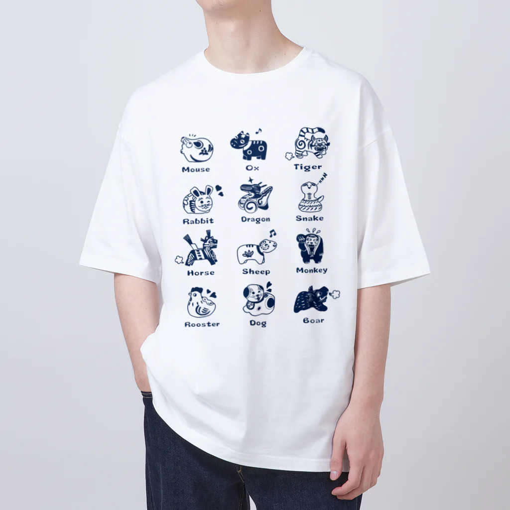 SU-KUのThe Zodiac of Fukushima Oversized T-Shirt