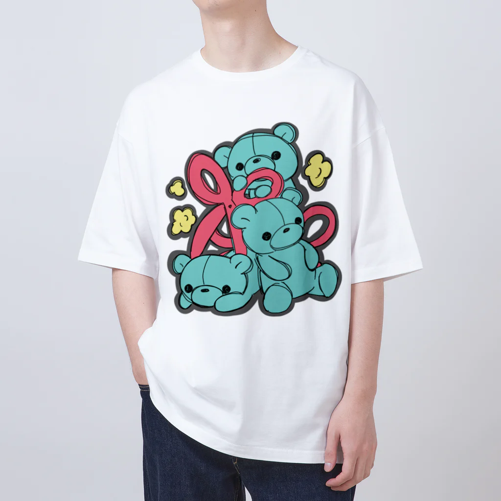 みゃい🧸🐾のはさみくみゃ３ Oversized T-Shirt