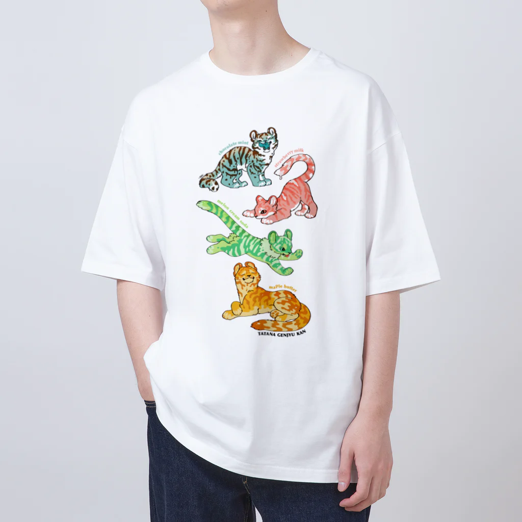 タタナ幻獣館のSWEET TIGERS オーバーサイズTシャツ