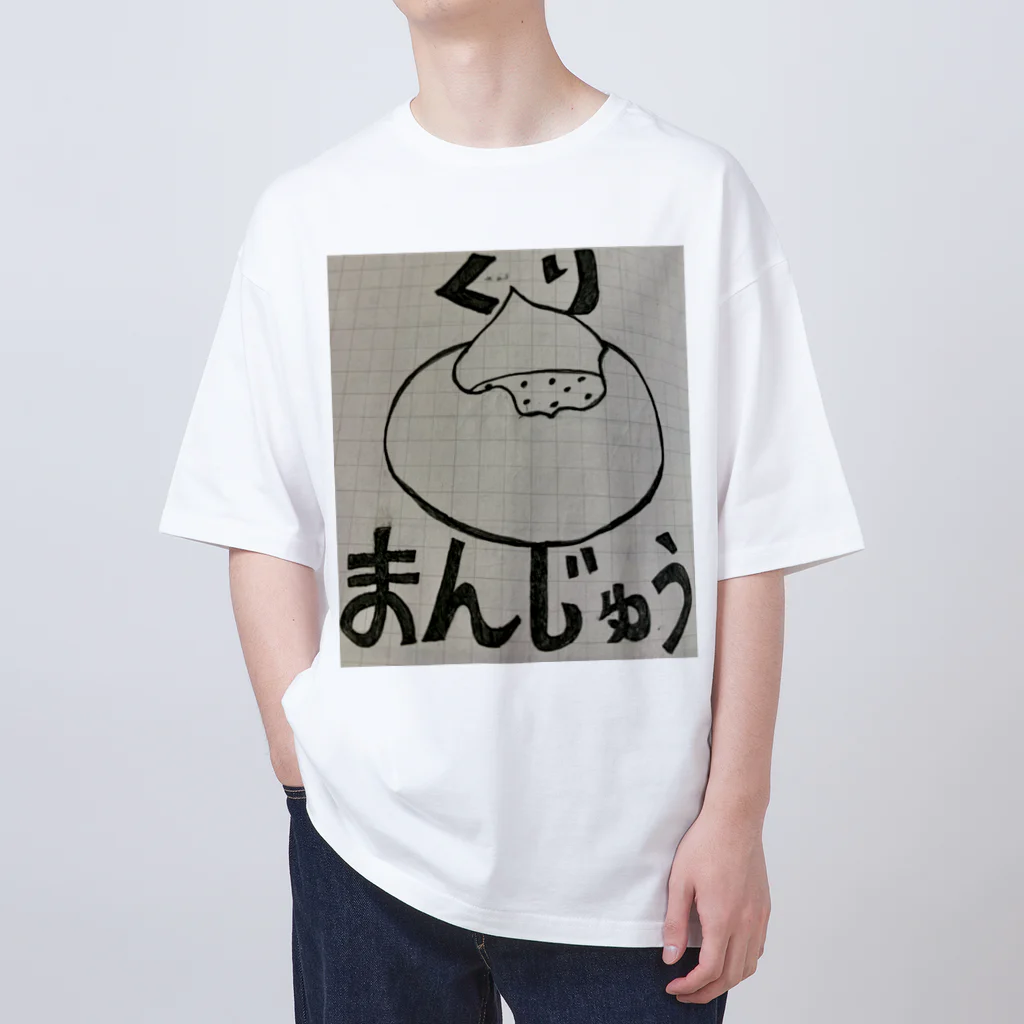 旨味教授といちごもちぷりんのくりまんじゅう オーバーサイズTシャツ