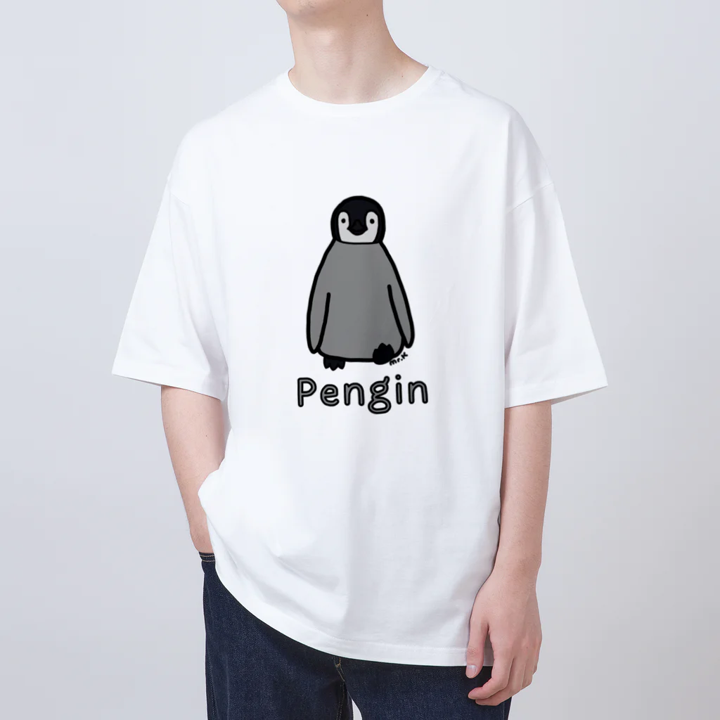 MrKShirtsのPengin (ペンギン) 色デザイン Oversized T-Shirt