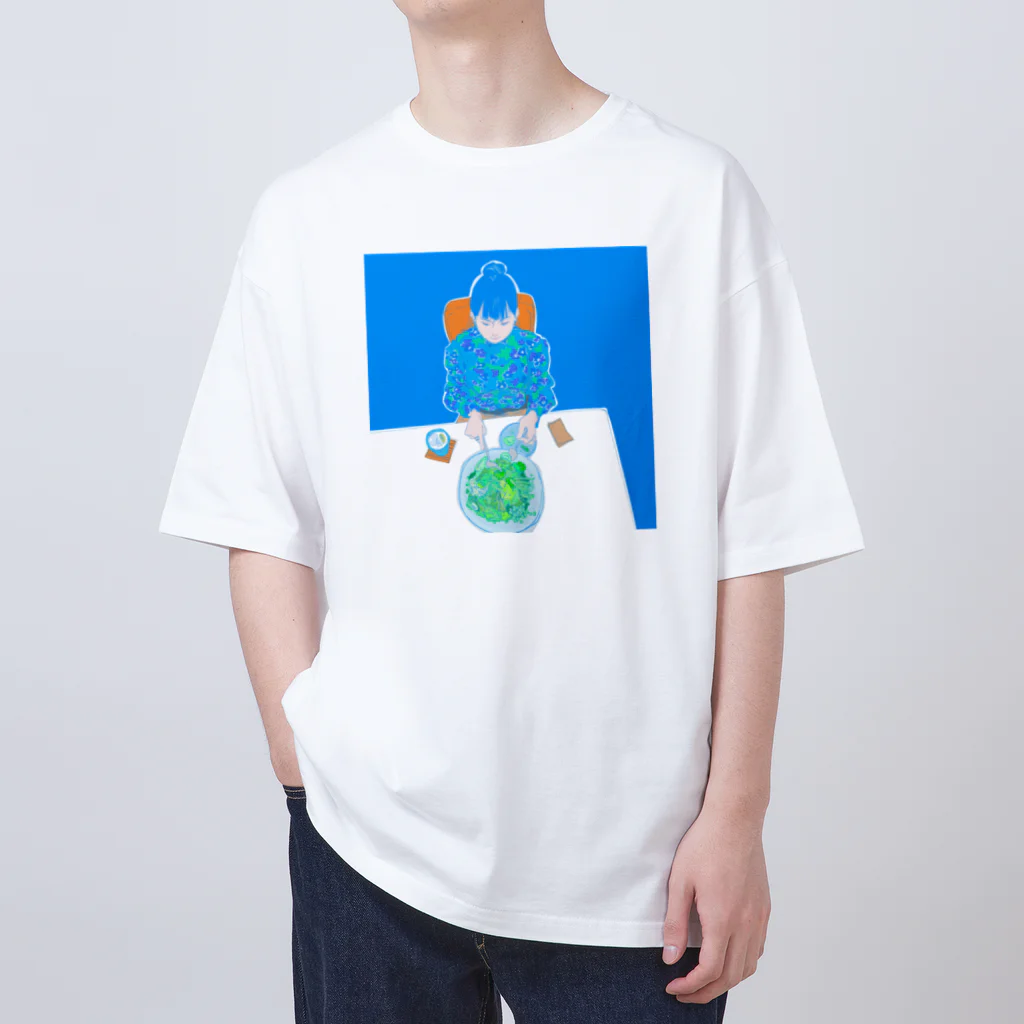 チャーリーリビングストンのお店の野菜食べるのだ Oversized T-Shirt