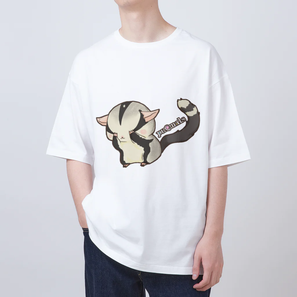 puQmalsのpuQmalsテレテレももんが(モザイク) Oversized T-Shirt