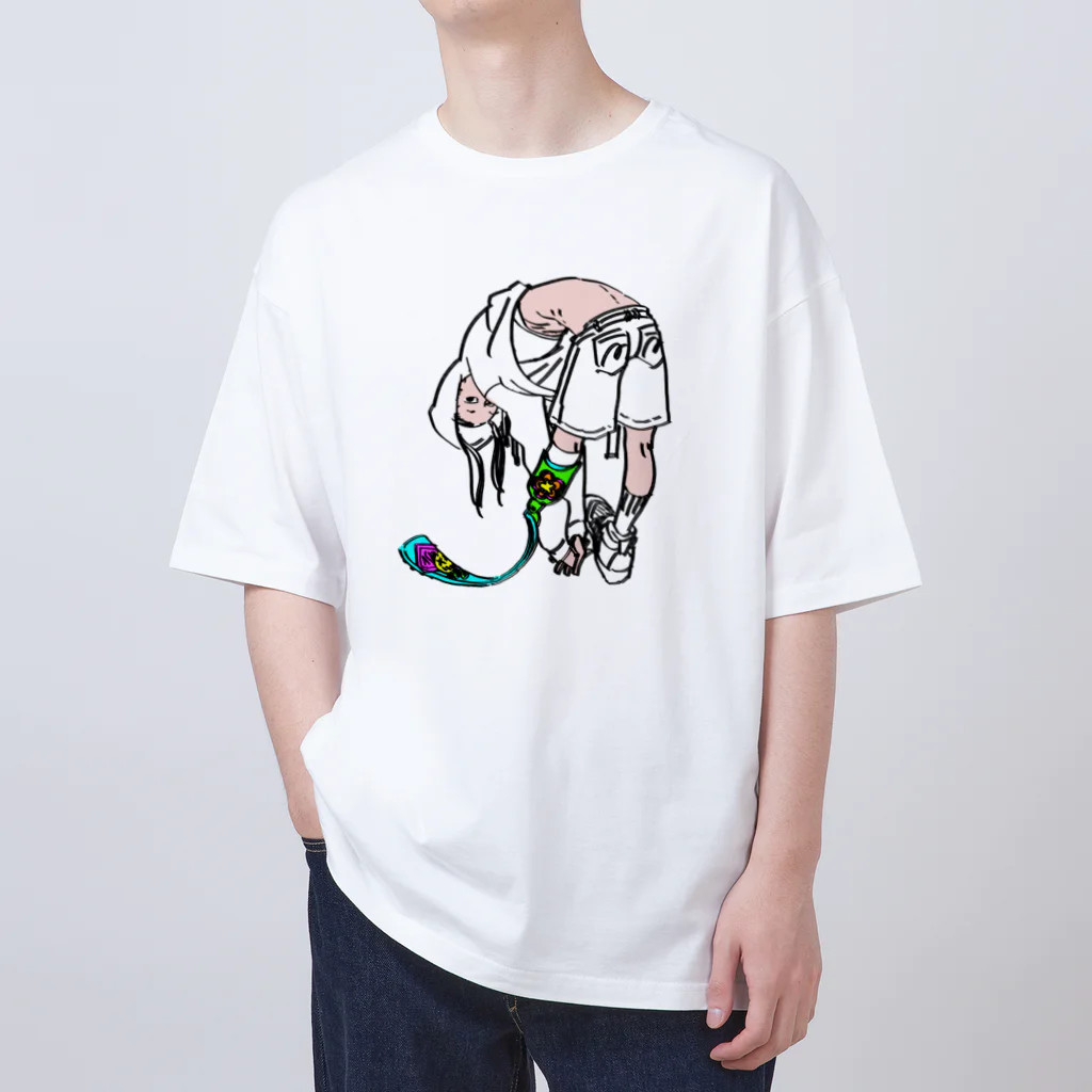 fox fox foxの前屈するCちゃん Oversized T-Shirt