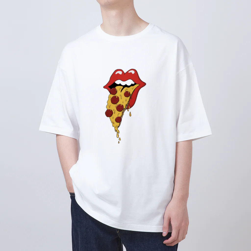 konoha.tのピザを食べる🍕 オーバーサイズTシャツ