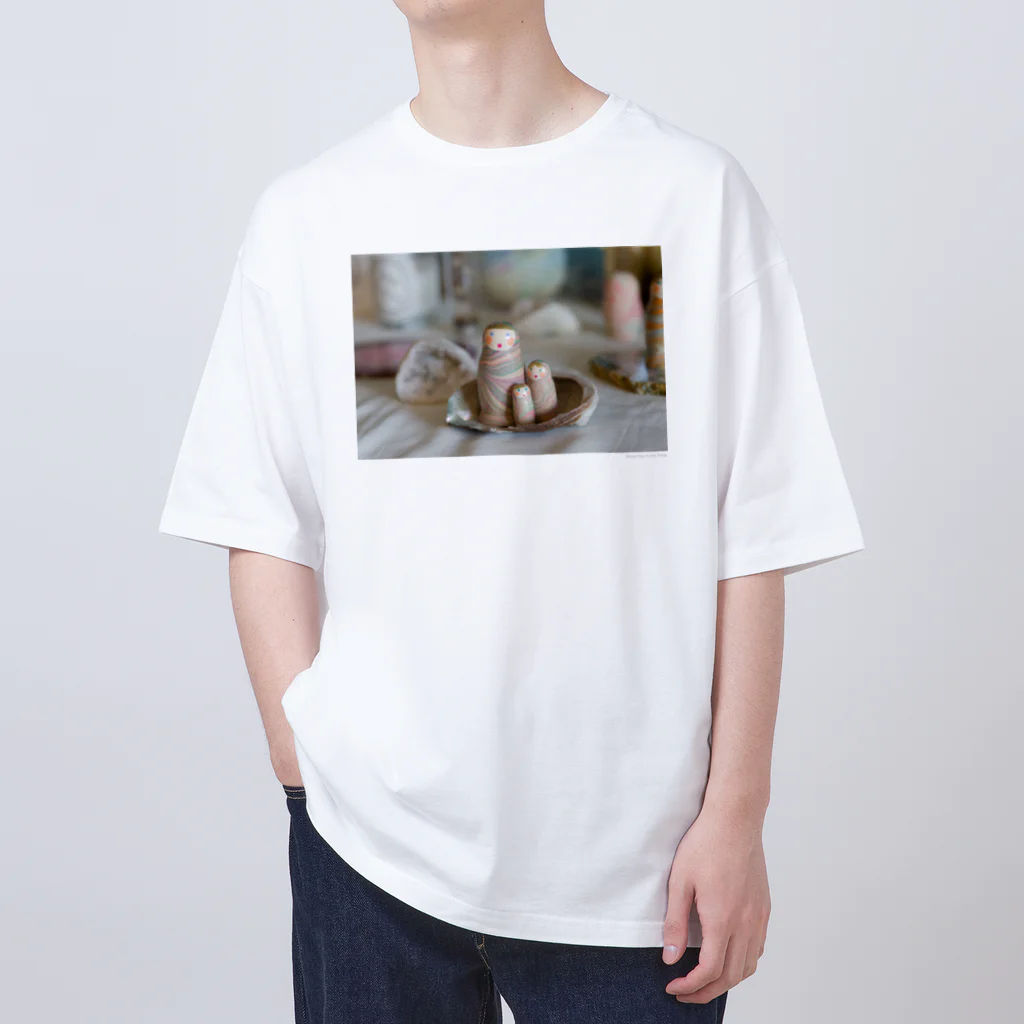 murmur in the SodaのMarbleshkas on the shell Oversized T-Shirt