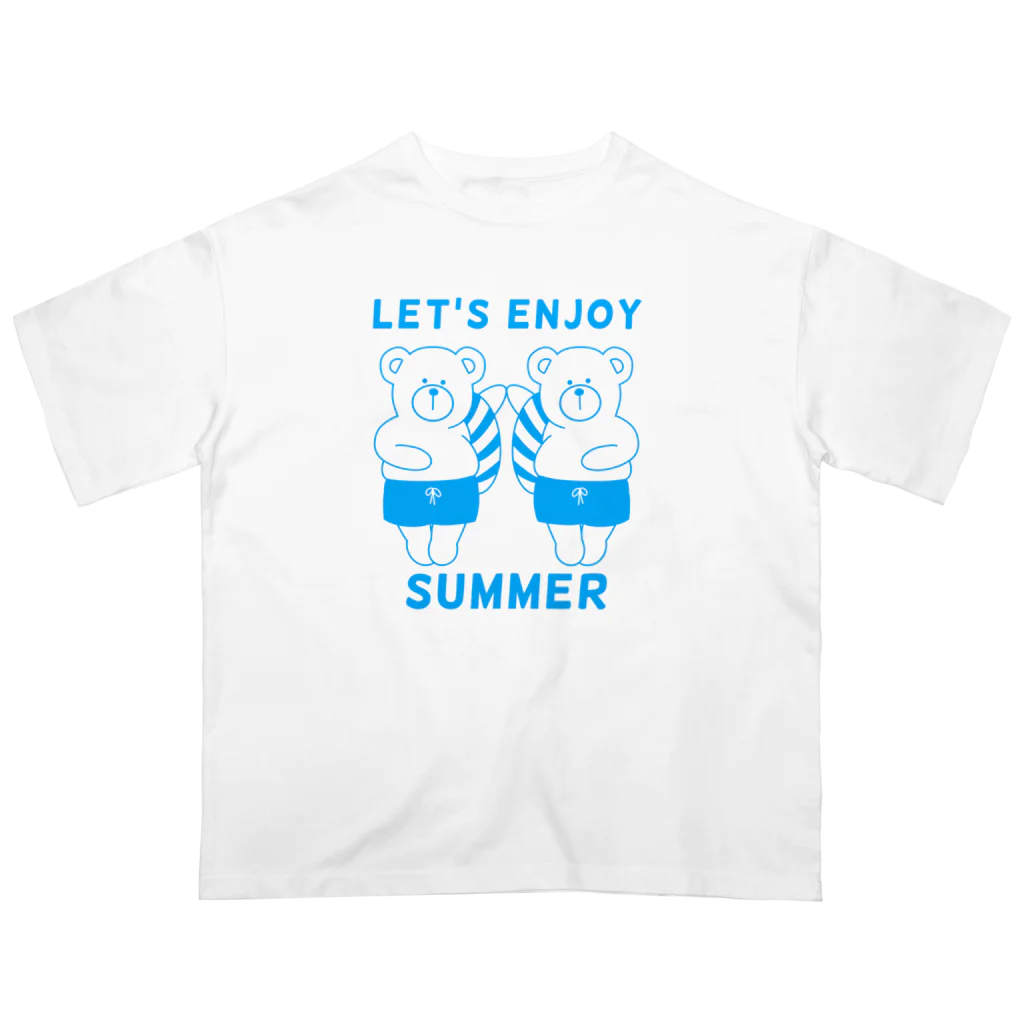  Millefy's shopのLET'S ENJOY SUMMER オーバーサイズTシャツ