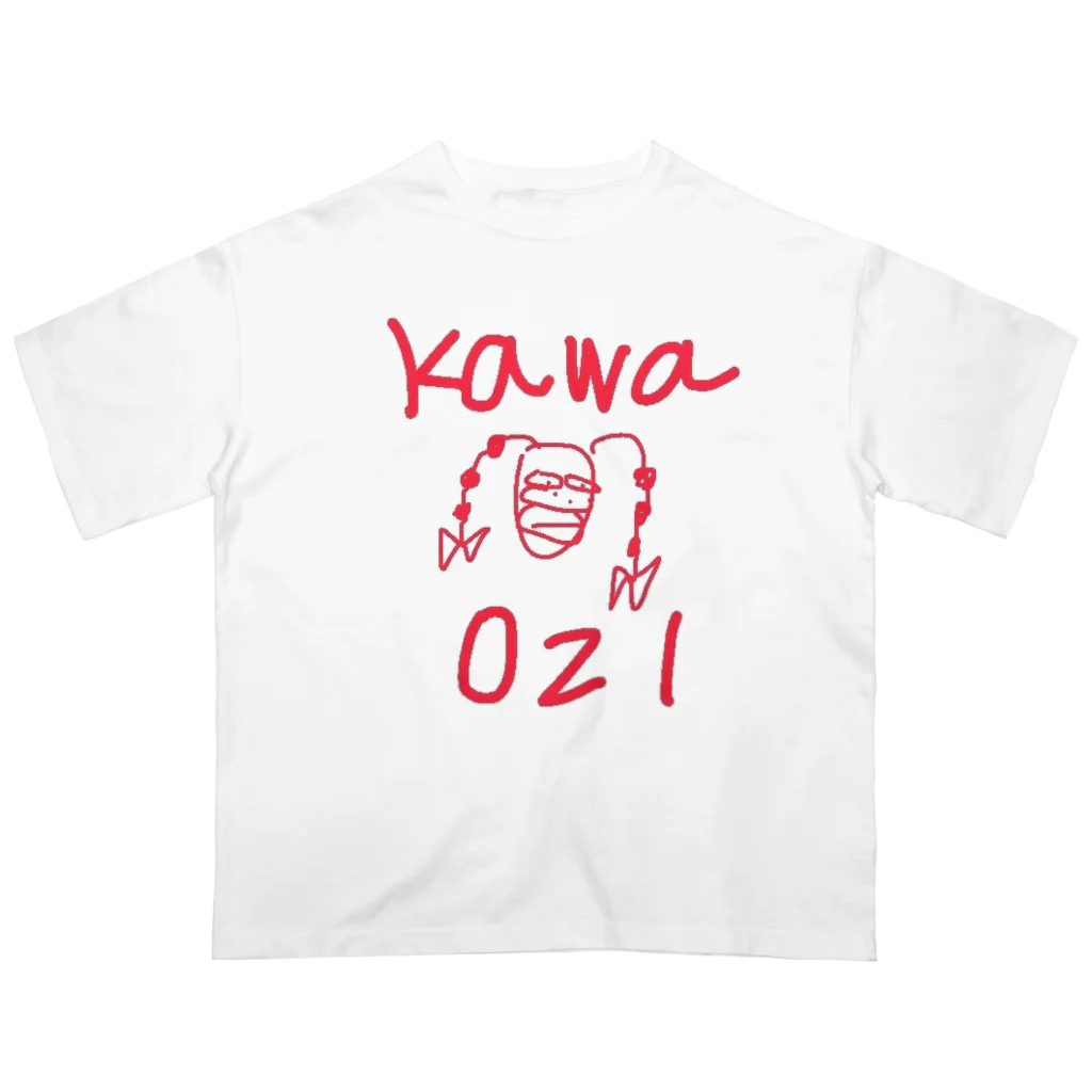 OZI online storeのかわおじ　ツインテール Oversized T-Shirt