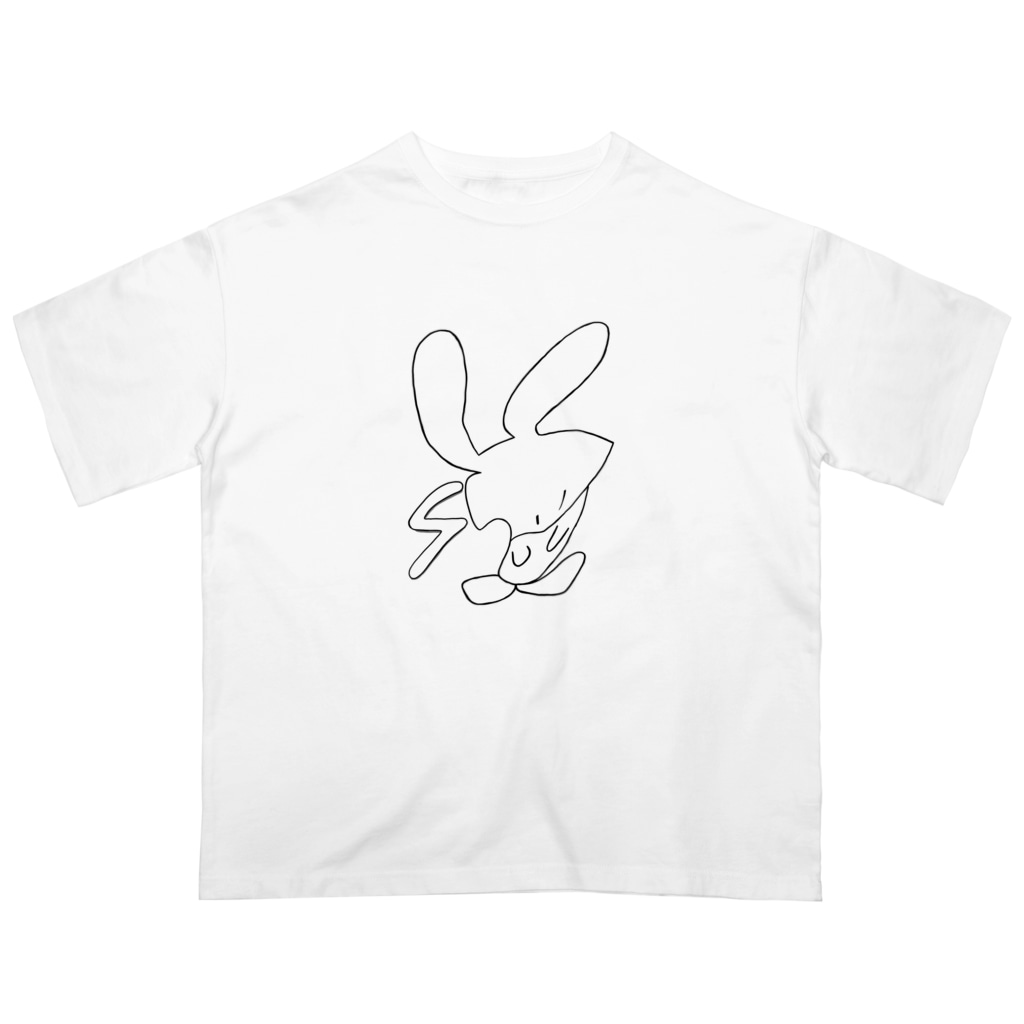 シロウサギ シロナ 467usagi のオーバーサイズtシャツ通販 Suzuri スズリ