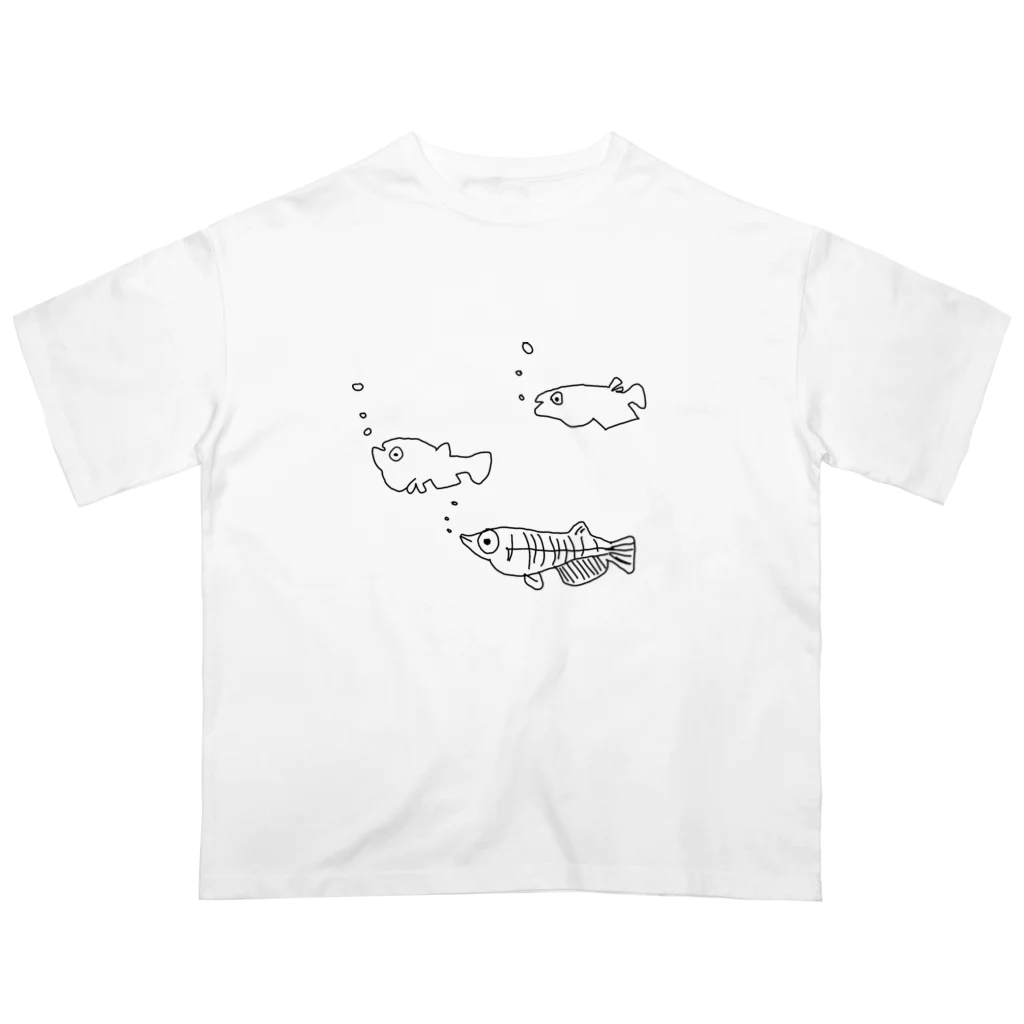 すいすい堂のメダカ３ Oversized T-Shirt