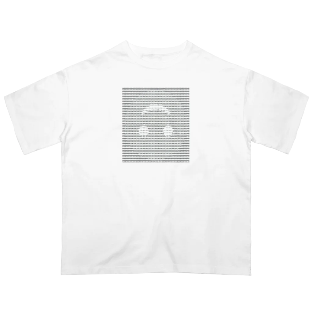 internetのdope ASCII smile #1 オーバーサイズTシャツ