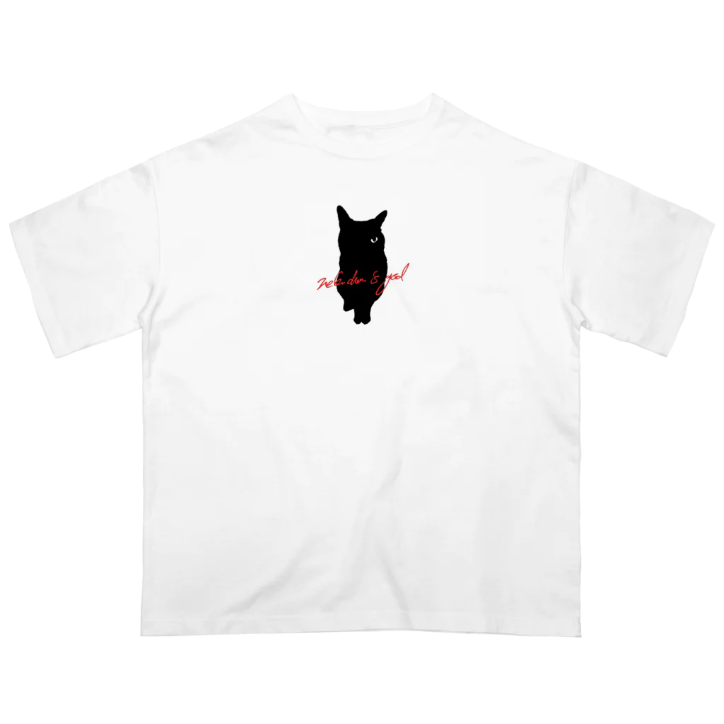 ヤマノチススメ（やまぐち）のneko chan is god オーバーサイズTシャツ