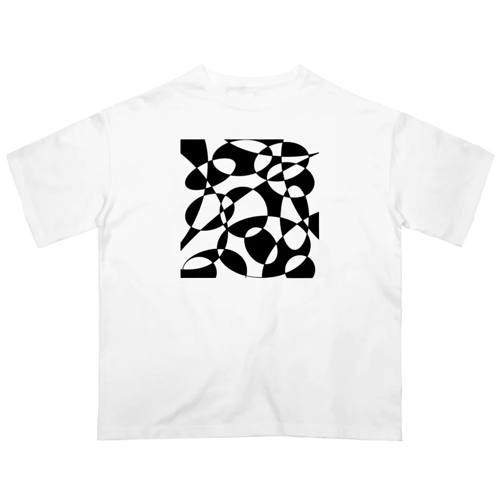 高野寛のSUZURIのB&W #1 オーバーサイズTシャツ