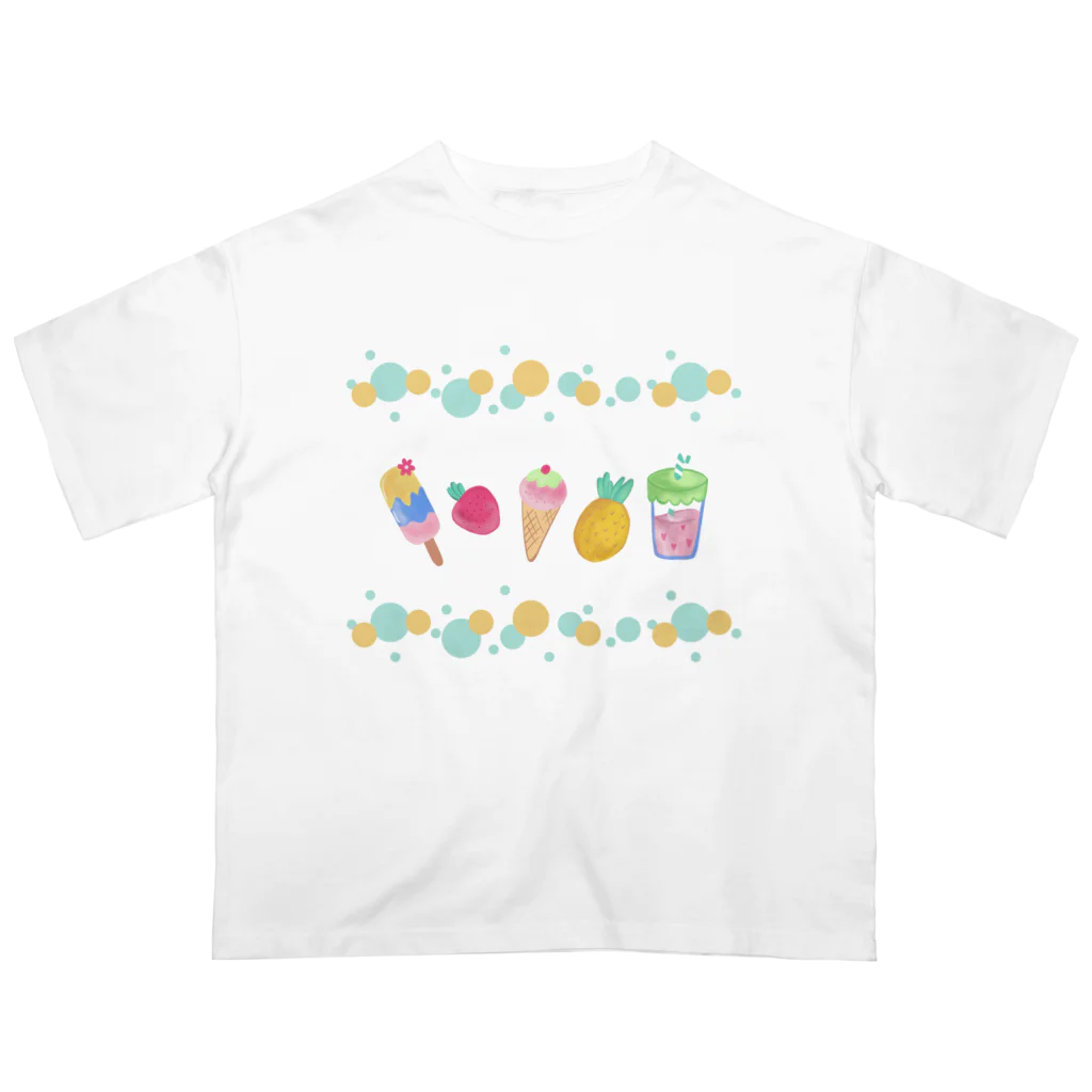 tc4cのice cream オーバーサイズTシャツ