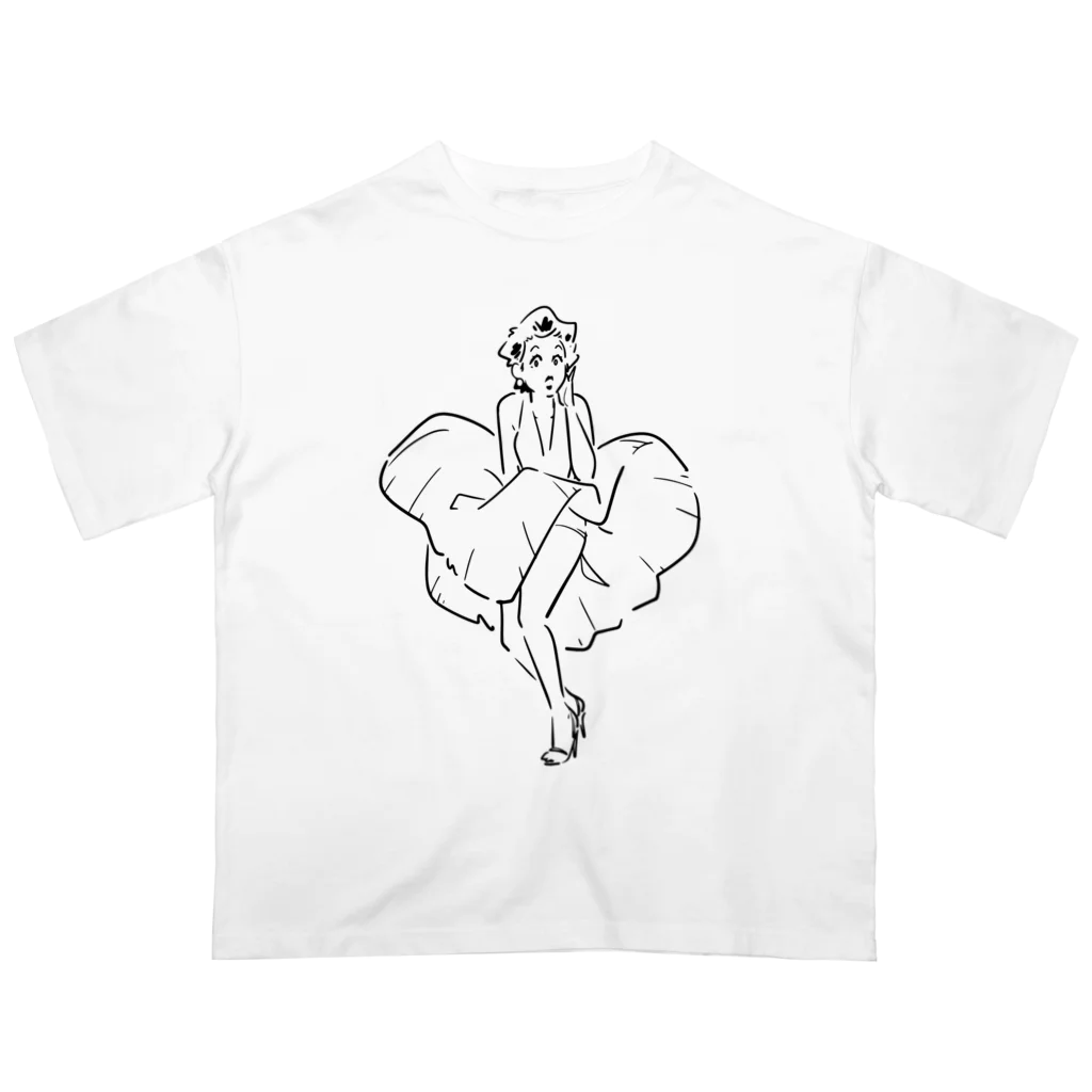 山形屋米店のマリリン・モンロー（Marilyn Monroe) Oversized T-Shirt