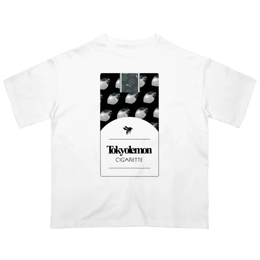 檸檬堂の檸檬モノクログッズ 透明ver. Oversized T-Shirt