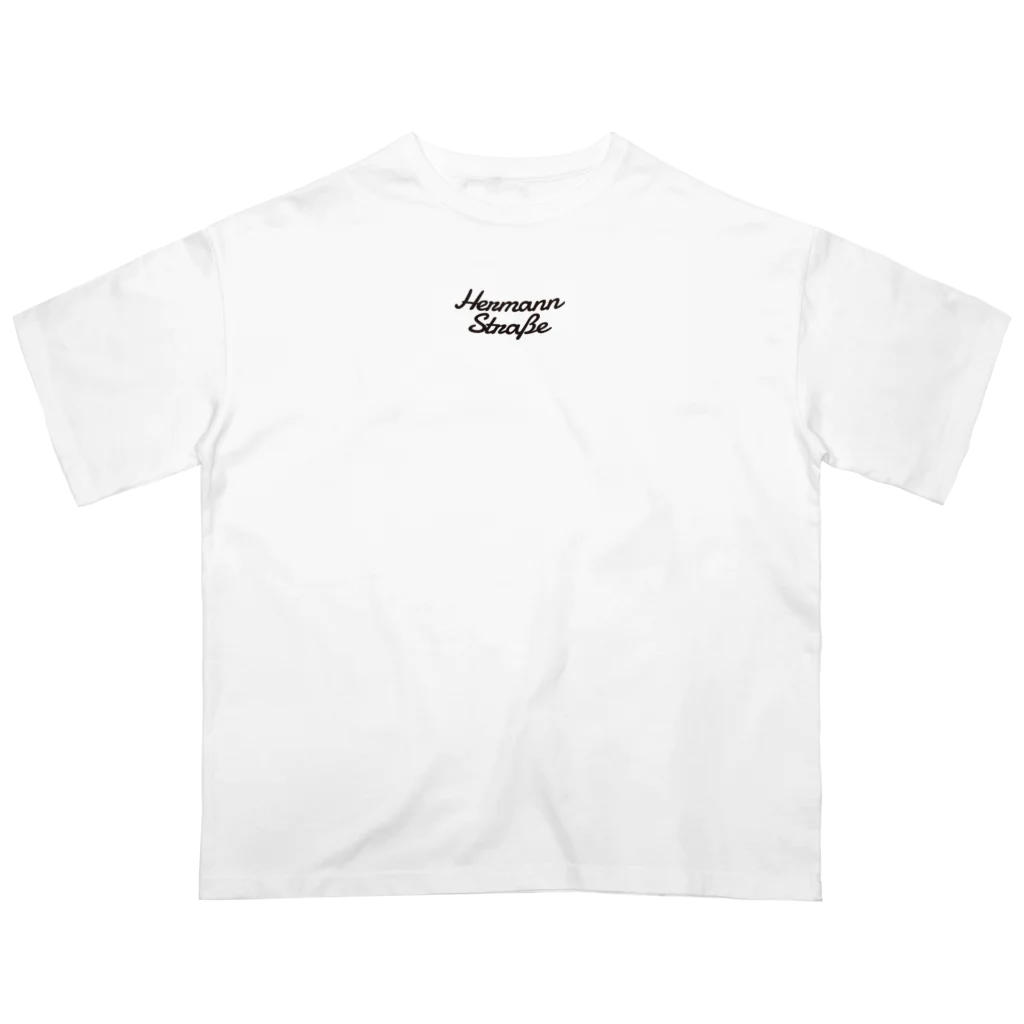 HermannStrasseのゴッホとフトアゴヒゲトカゲ：バックプリント オーバーサイズTシャツ