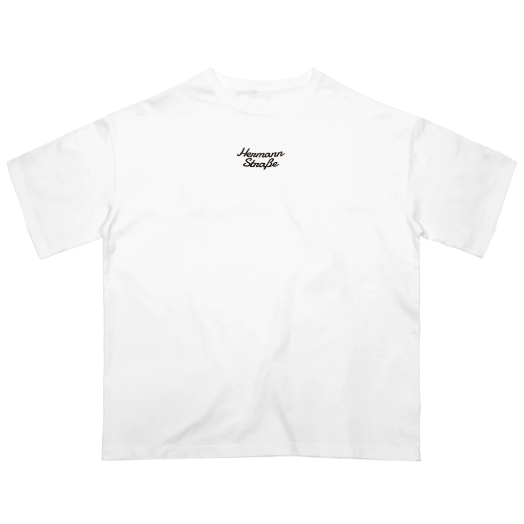 HermannStrasseのゴッホとレオパードゲッコー：バックプリント オーバーサイズTシャツ