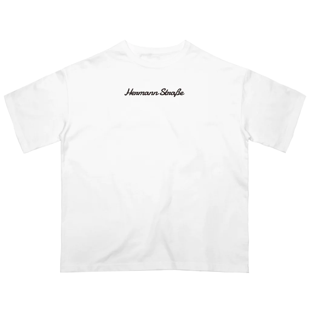 HermannStrasseのイラスト絵画 / フェルメールとフトアゴヒゲトカゲ：バックプリント Oversized T-Shirt