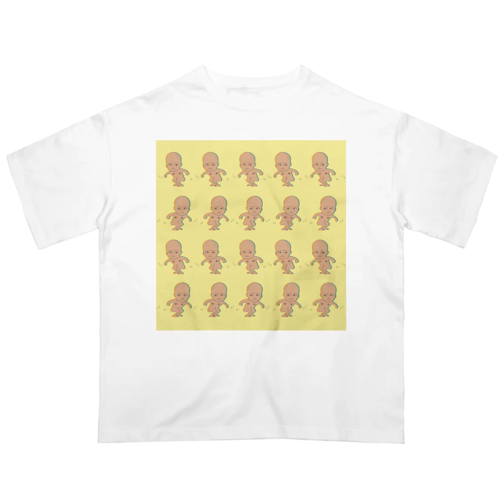 杜の魚のプリプリ Oversized T-Shirt