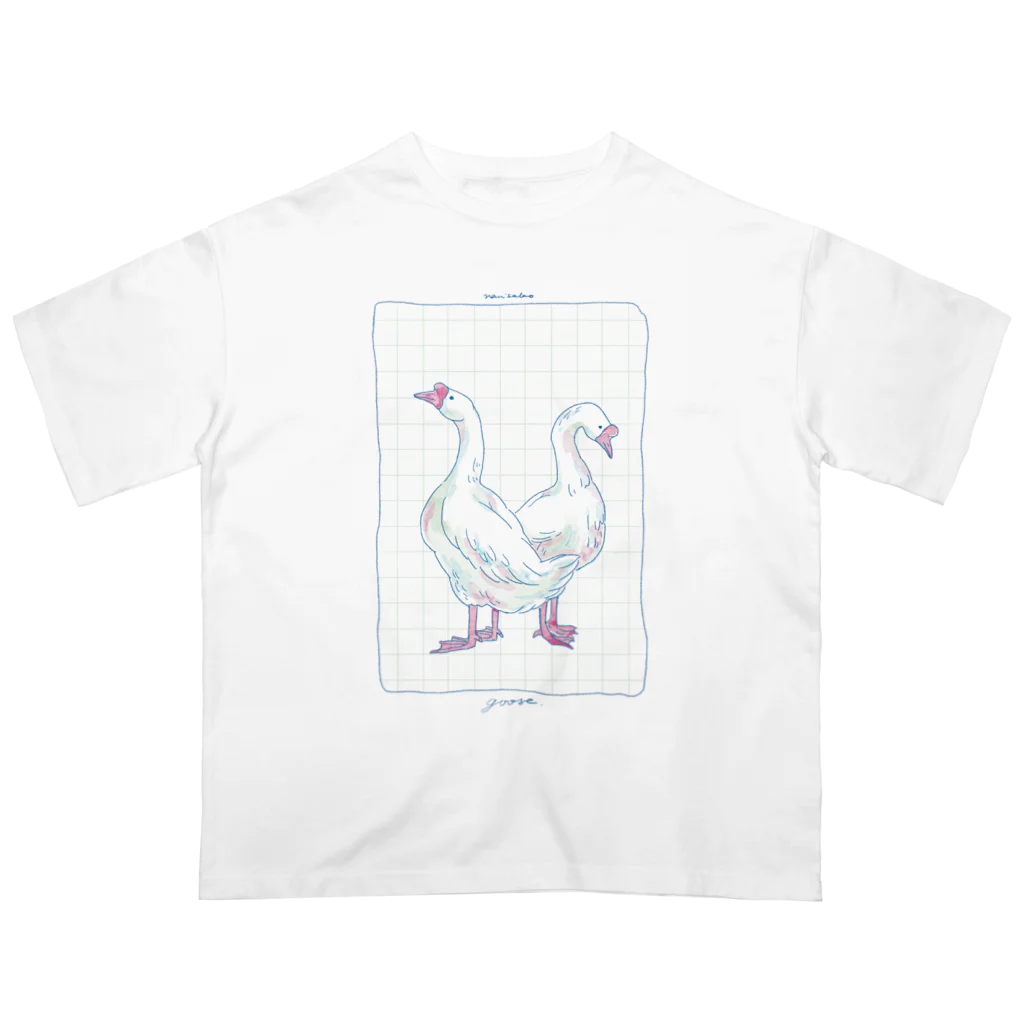 namiseko.designのサムシングオブシガ［ Goose ］ オーバーサイズTシャツ