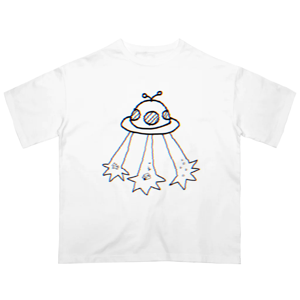 ラーメンのキュピー！ビビビUFO Oversized T-Shirt