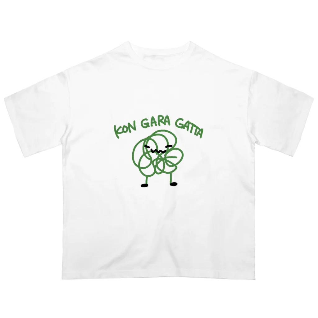 もずくのもくずのKON GARA GATTA! オーバーサイズTシャツ