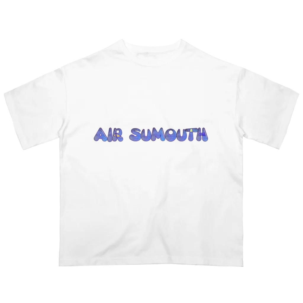 Air Sumouthの☆エアースマース文字☆ オーバーサイズTシャツ