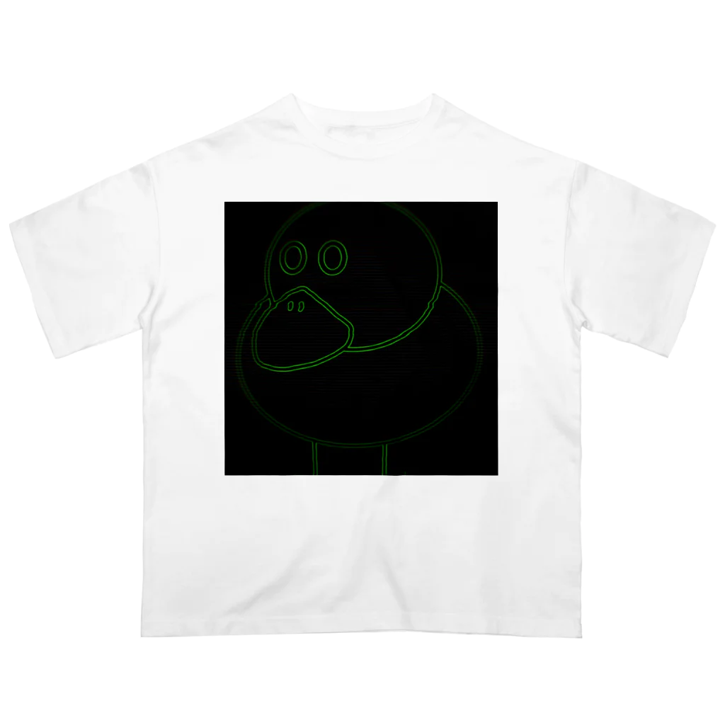 the duckのduck_cyber オーバーサイズTシャツ