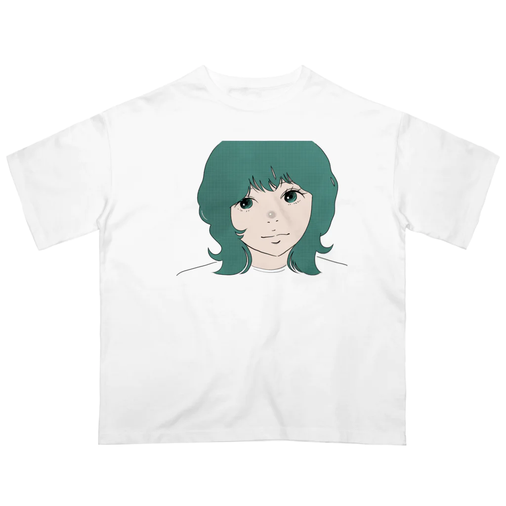 さくさくのFACE オーバーサイズTシャツ