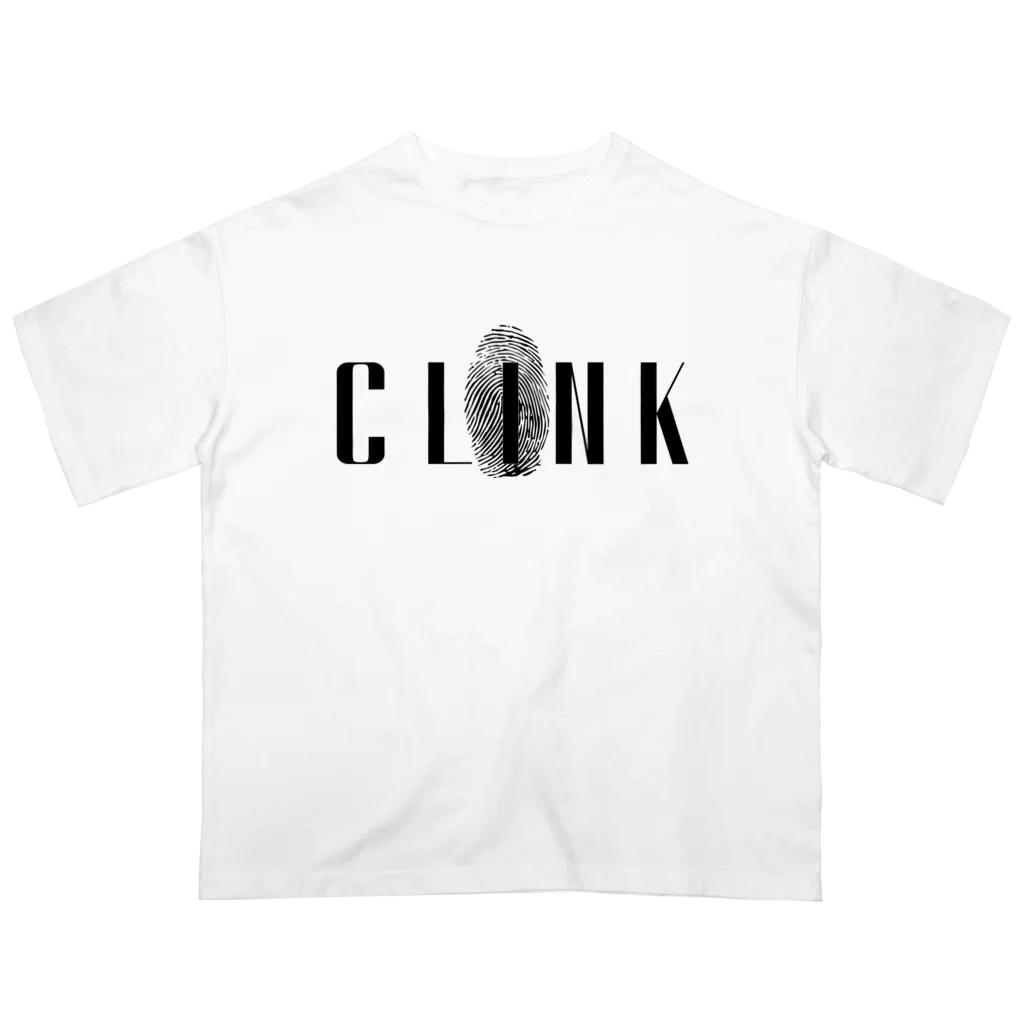 CLINK_officialのCLINK旧LOGO2 オーバーサイズTシャツ