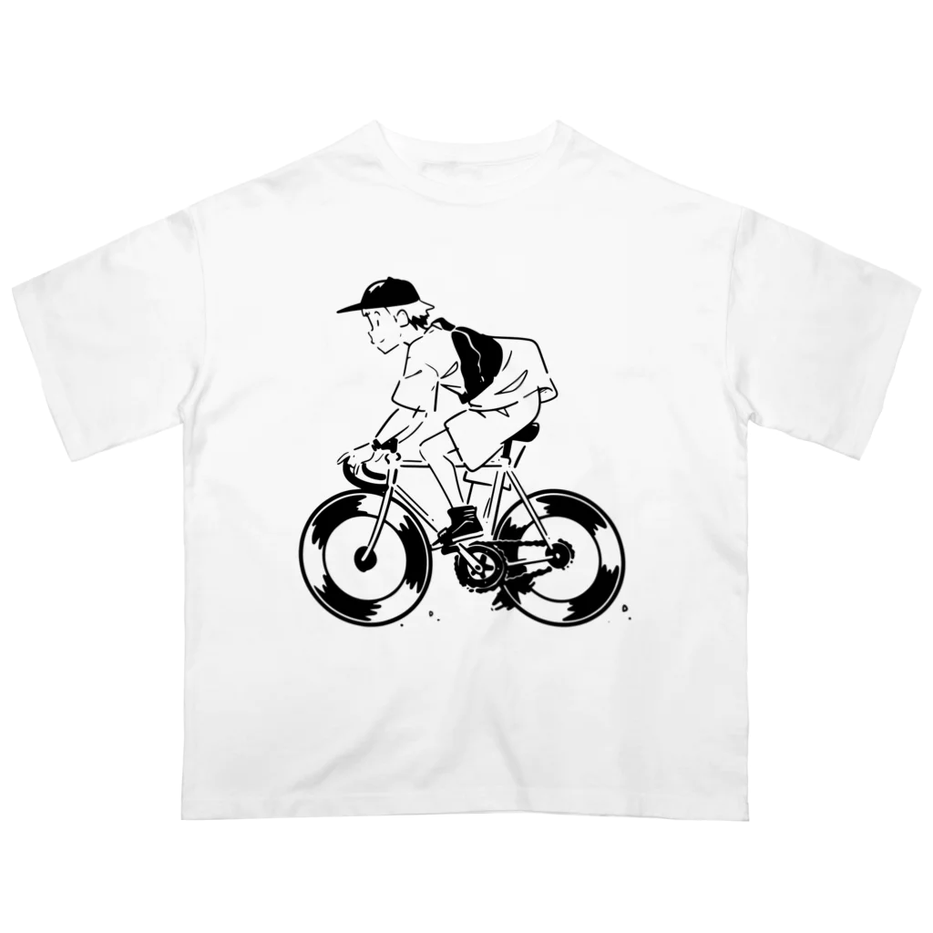 山形屋米店のピストバイクでポタリング Oversized T-Shirt