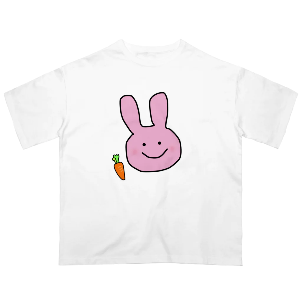 s_c5のうさぎとにんじん オーバーサイズTシャツ