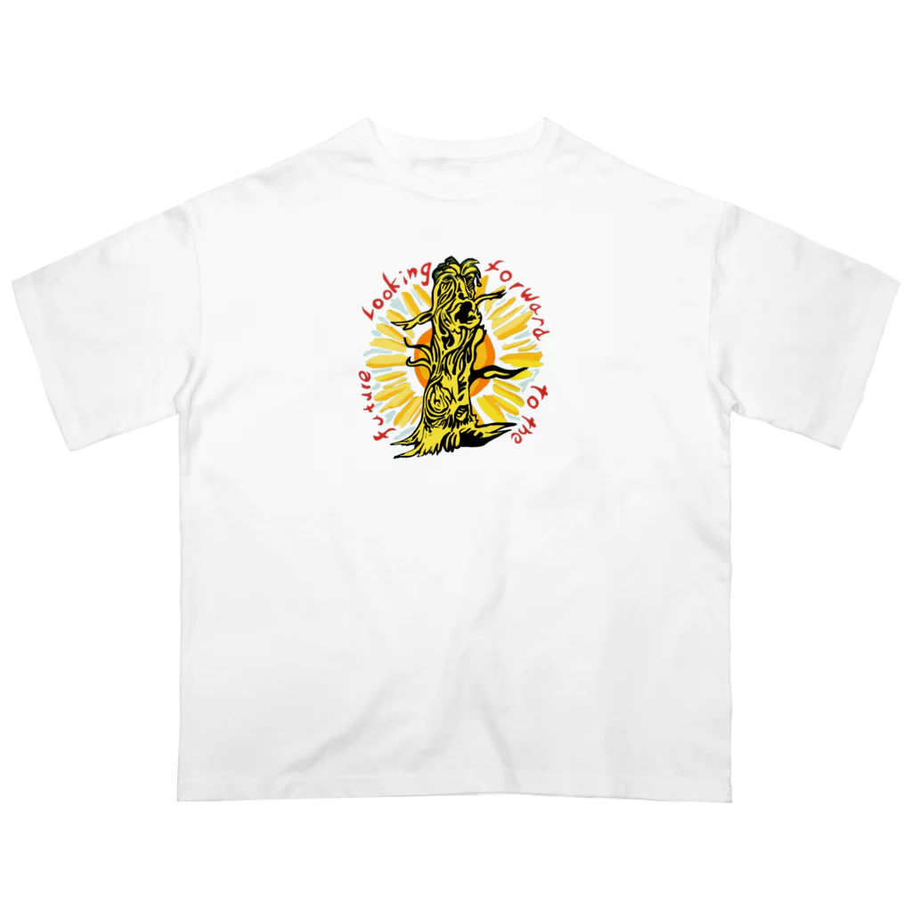 YellowSeed　by　MackPicasso　　の敗者復活戦〜枯れても立ってる縄文杉〜 オーバーサイズTシャツ