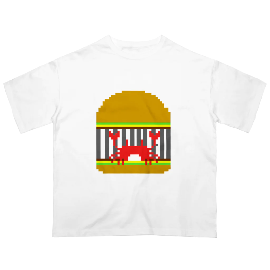 なめこの囚われた蟹 オーバーサイズTシャツ