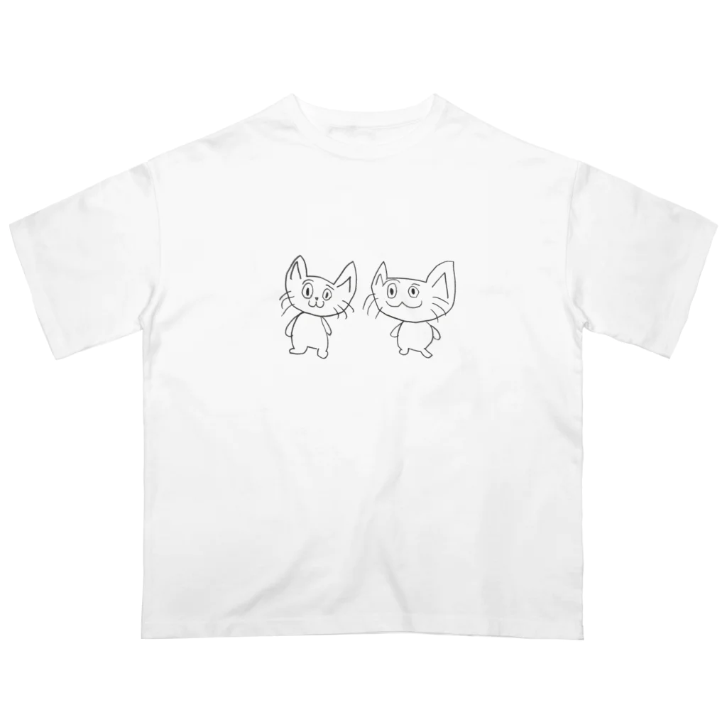 りんりんのネッコ君さんぽ オーバーサイズTシャツ