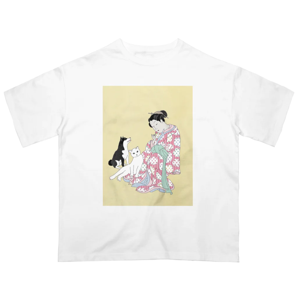 keeeeeep smilingのsweet life / チュッパチャプスとわたし Oversized T-Shirt