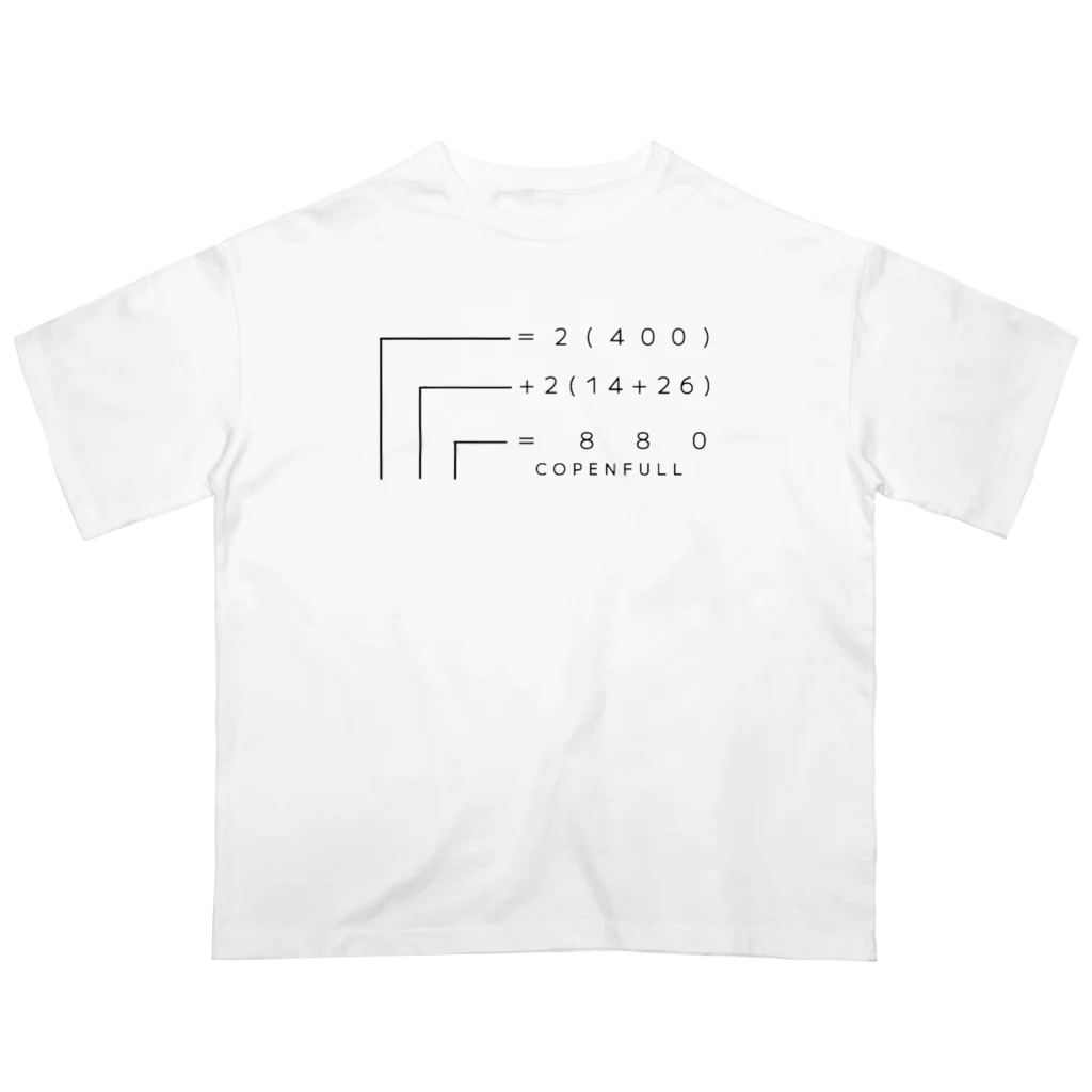 COPENFULL🌈のこぺふるロゴ（アナログver.） オーバーサイズTシャツ