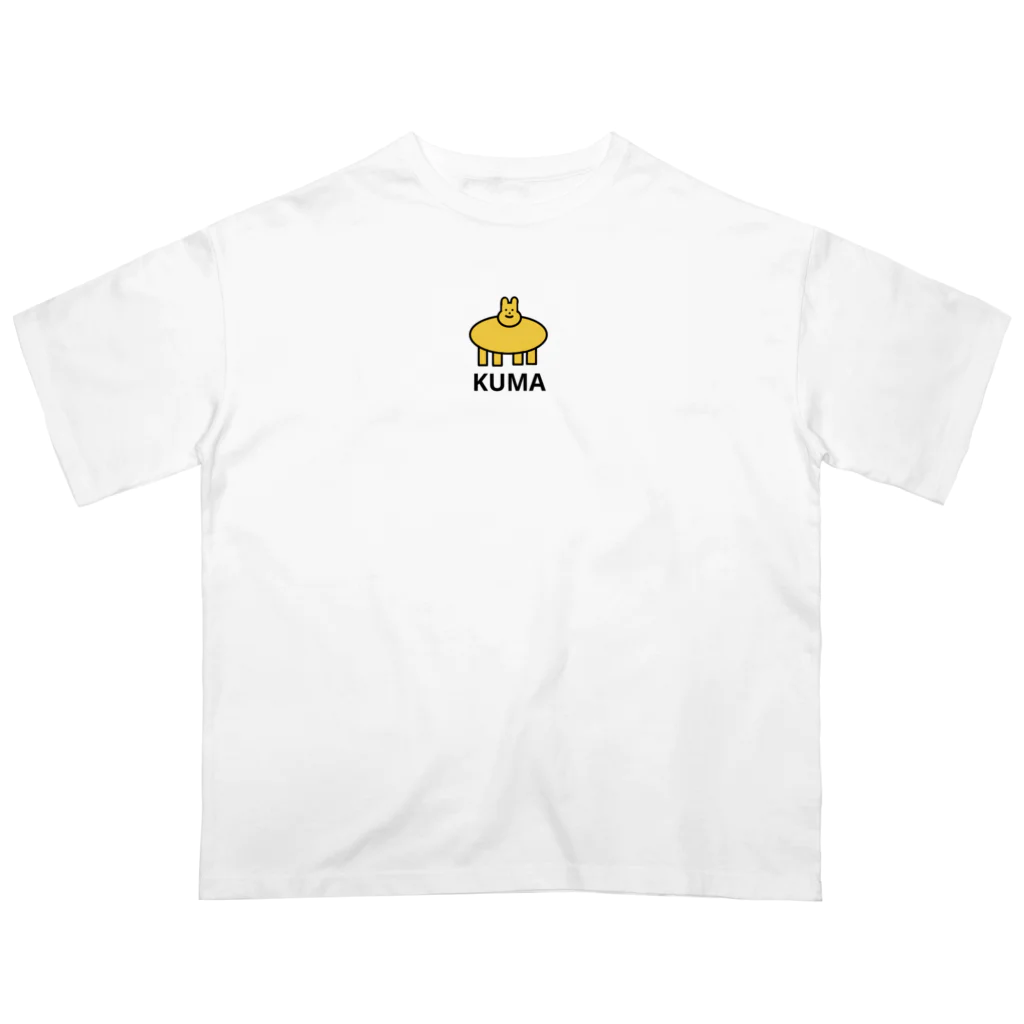 Pop AnimalsのKUMAさんシリーズ オーバーサイズTシャツ