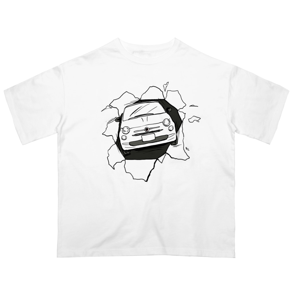 pandaticsのとびだすくるま！500！ Oversized T-Shirt