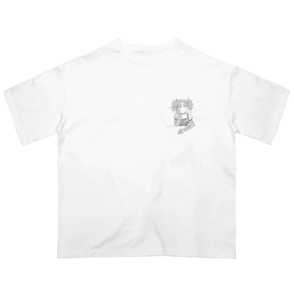 24時間シエスタのコンビニ Oversized T-Shirt