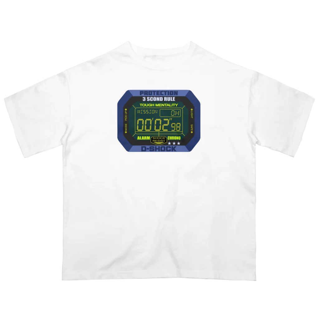 ヒロシオーバーダイブのG-SHOCKと見せかけて3秒ルールの時計 Oversized T-Shirt