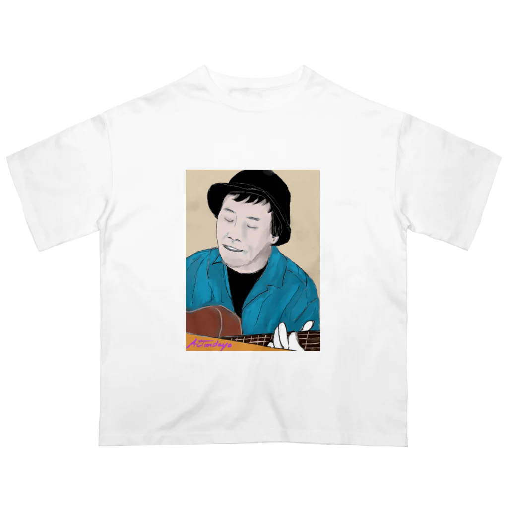 山本章人の父親が描いた私の絵グッズ オーバーサイズTシャツ