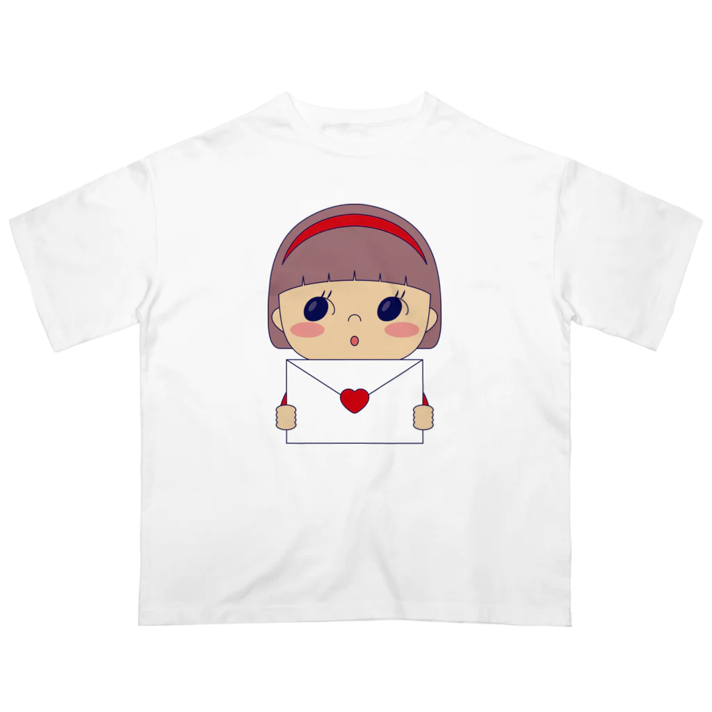 きっちゃんのときめきショップのラブレター オーバーサイズTシャツ